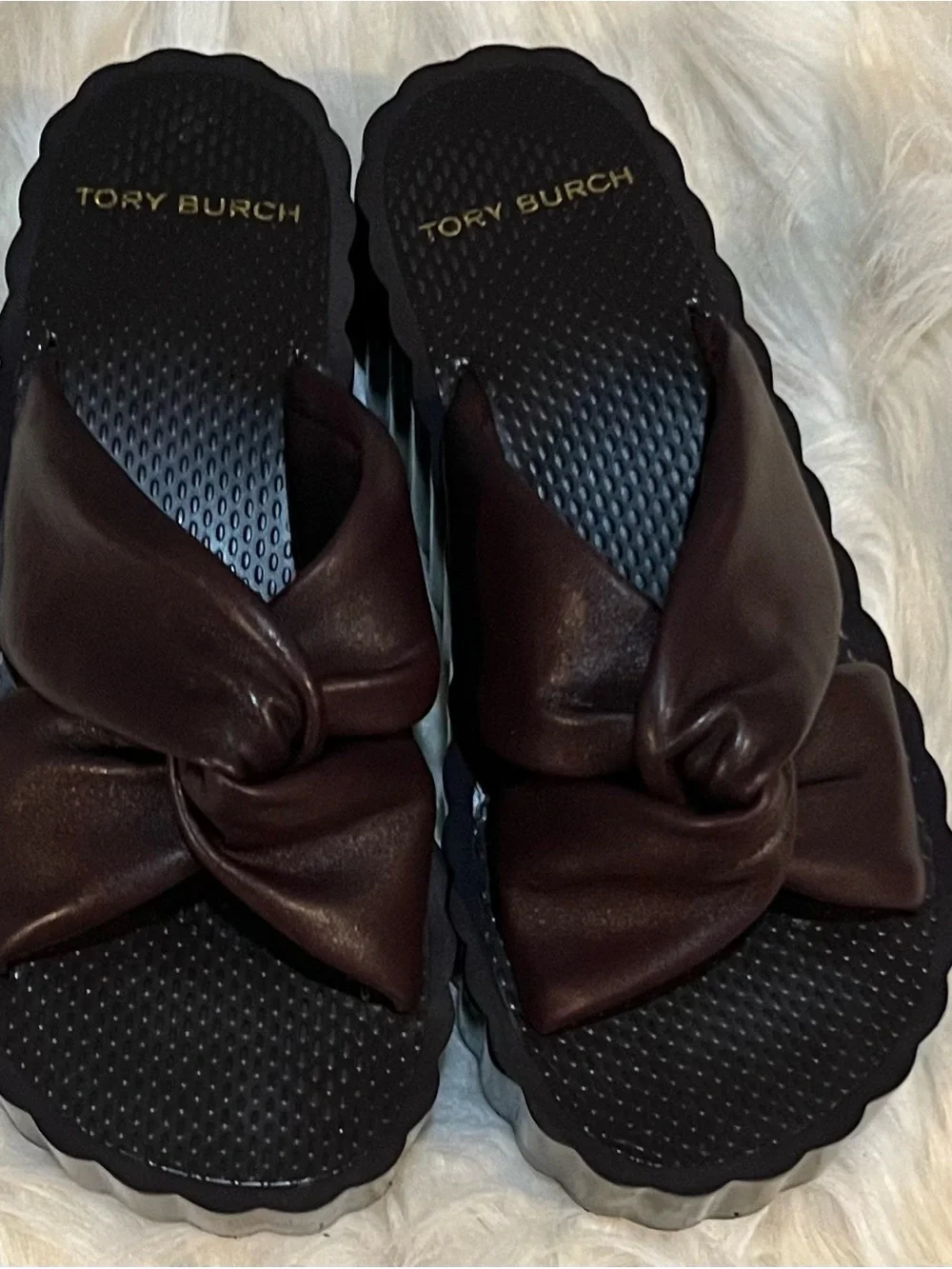 Tory Burch knotted leather